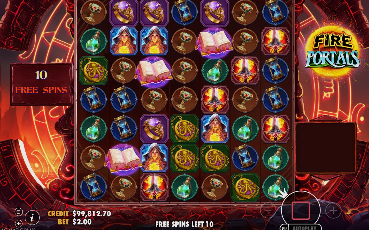Fire Portal Wilds staying on screen across the round