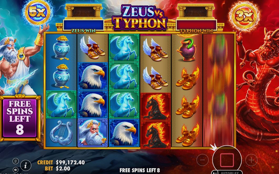 Free Spins round with special reel sets in play